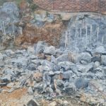 project meyersdale - Sensitive rock breaking in built up area
